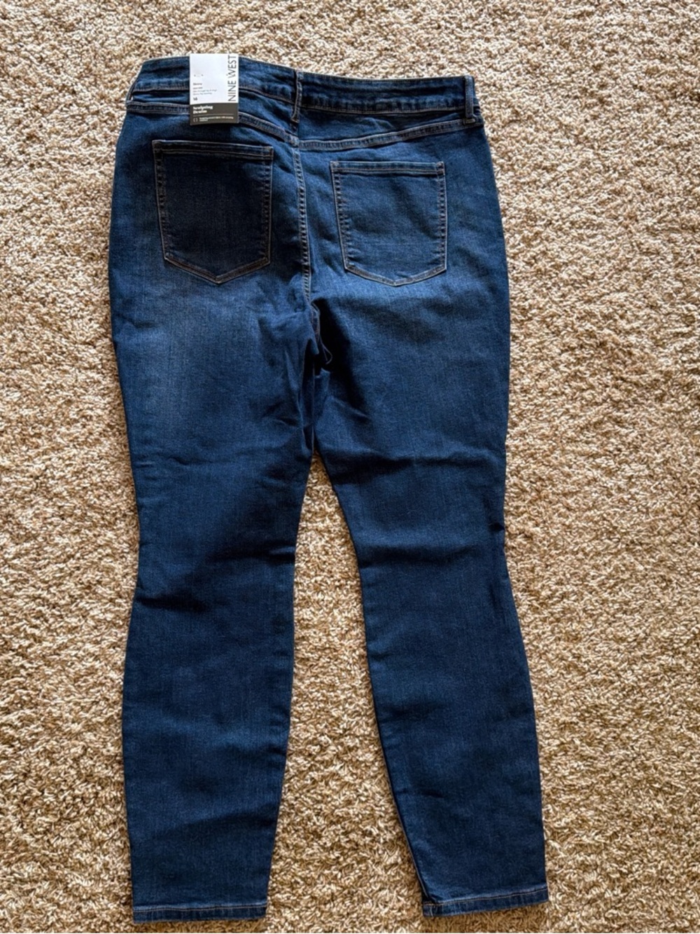 Nine West Dark Blue Skinny Stretch Jeans - Picture 4 of 4